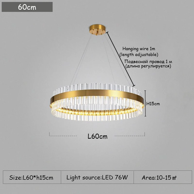 

Современная хрустальная люстра Потолочные люстры для гостиной Вилла Лофт Золотой блеск Освещение домашнего декора Подвесные потолочные светильники