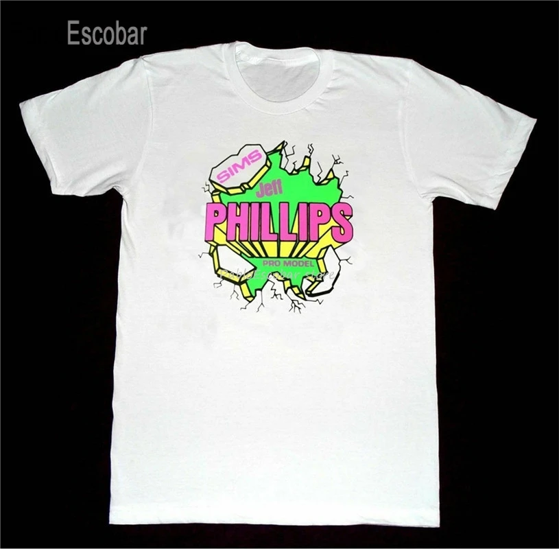 

New Jeff Phillips Tshirt Vintage Skateboard Logo Usa Size Em1 2Xl 16Xl Tee Shirt men cotton t-shirt male tee-shirt free shipping