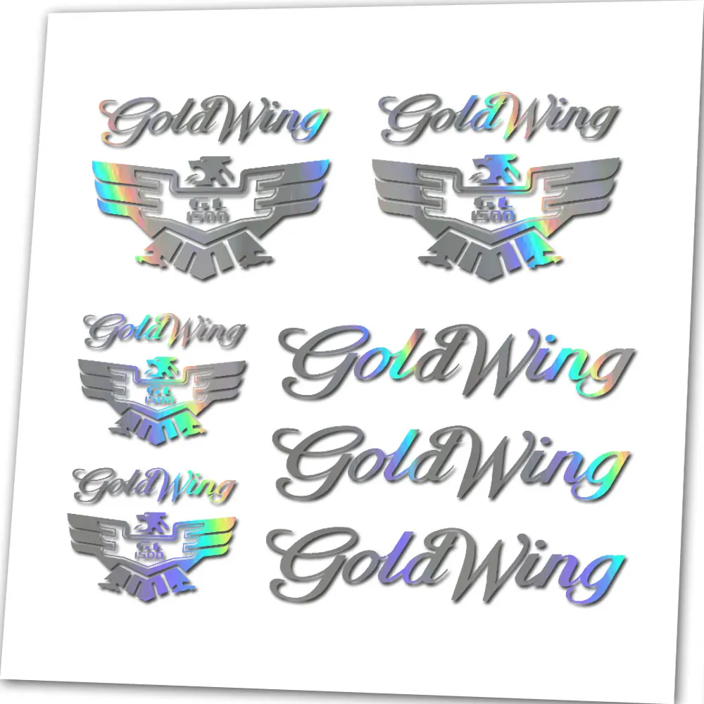 

Для Honda Goldwing виниловые наклейки набор запасных наклеек GL 1500 мотоцикл 7 шт.