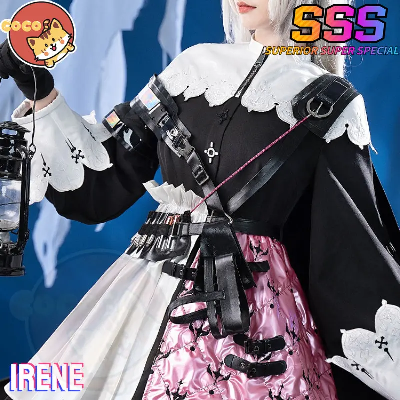 

Косплей-костюм кокосовых рыцарей Ирен из игры косплей Рыцари Stultifera Navis Irene трапециевидная юбка костюм и парик