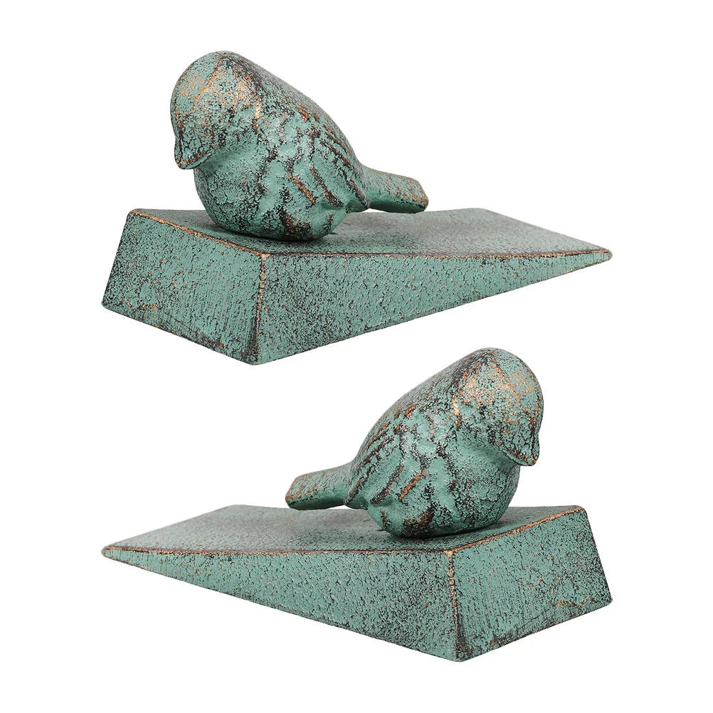 

2pcs Door Wedge Tool Vintage Creative Retro Door Wedge Stopper for Room Home Door