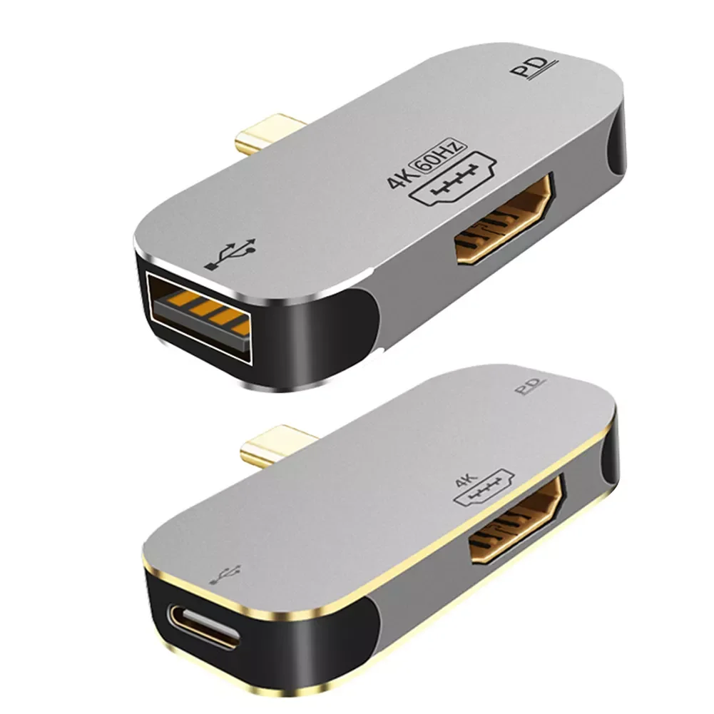 

Док-станция с портом Type-C на HDMI для MacBook/iPad 4K HD, 100 Вт