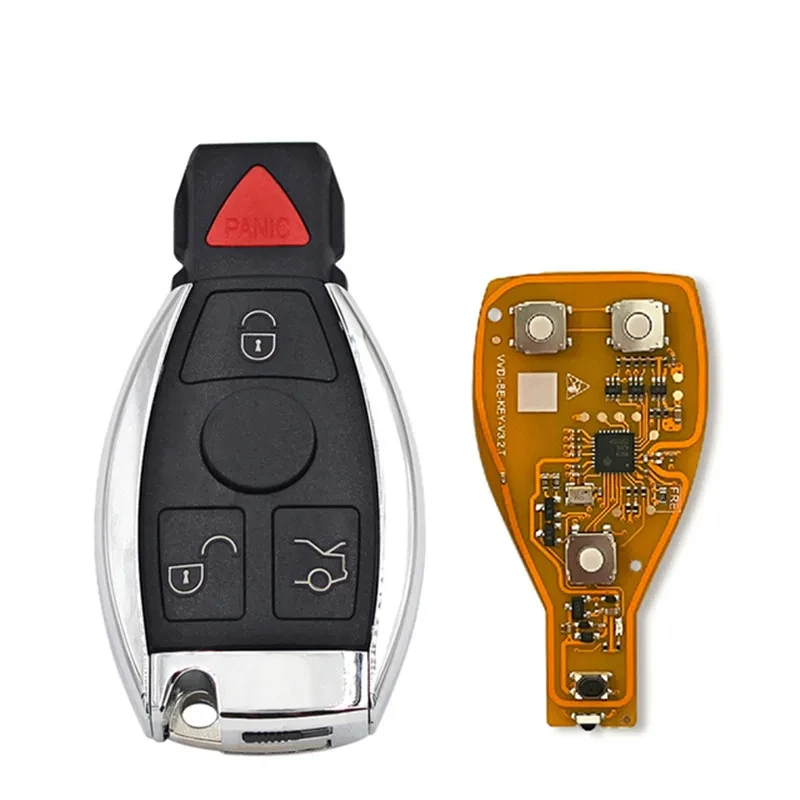 Фото Xhorse VVDI BE Key Pro 315MHz/433MHz для Mercedes Benz V3.2 PCB, улучшенная версия смарт-ключа с 2/3/4 кнопками №4