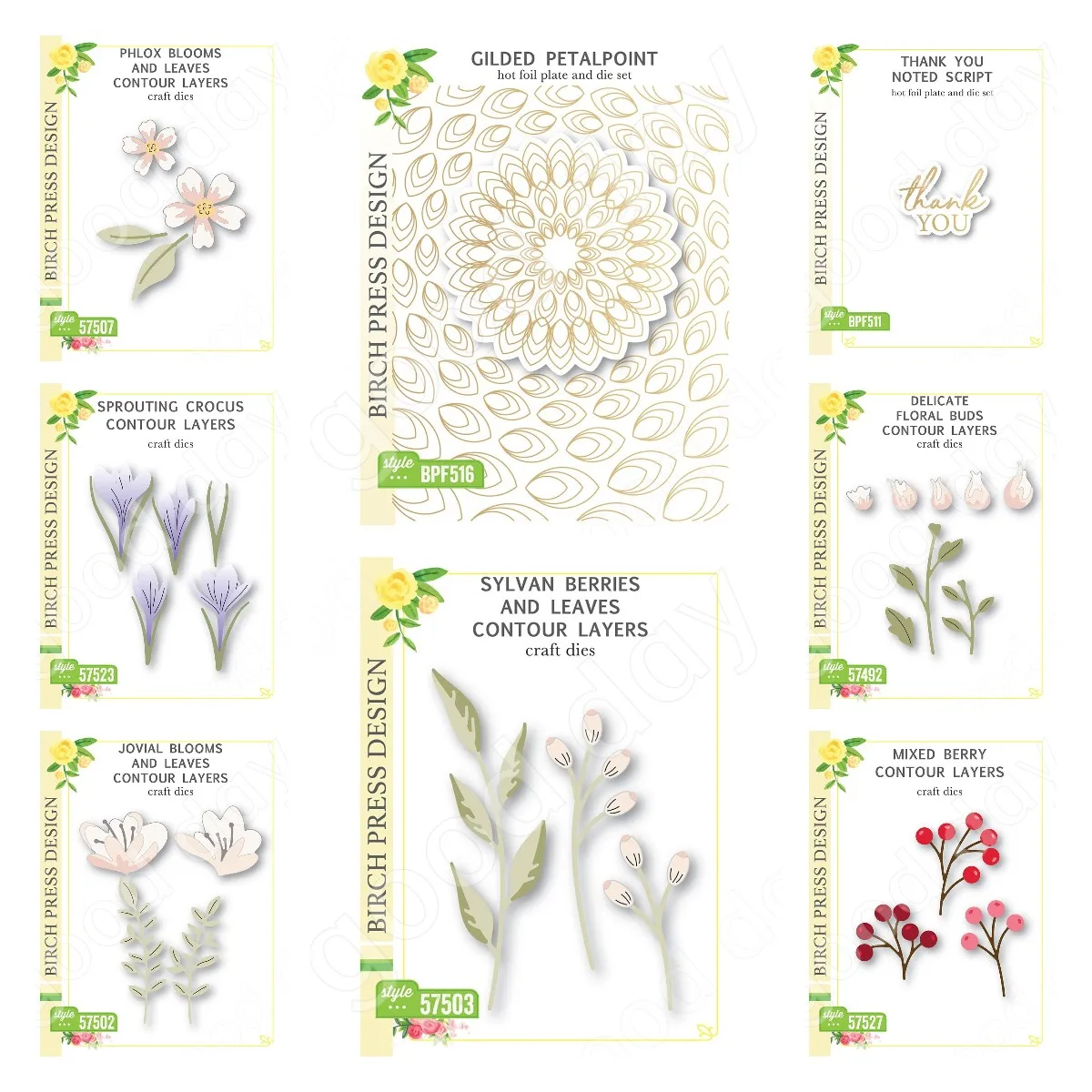 

Delicate Flowers Metal Cutting Dies Hot Foil Scrapbook Diary Decoration Embossing Template Diy Greeting Card Handmade 2023 New