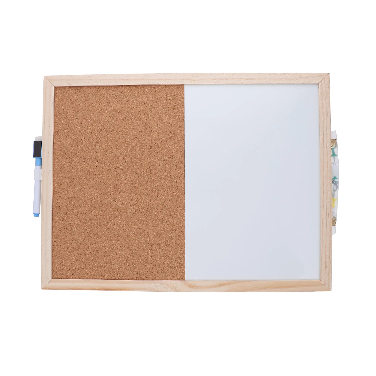 

1pc Cork Practical Bulletin Board Whiteboard Memo Board for Notice Photo Message