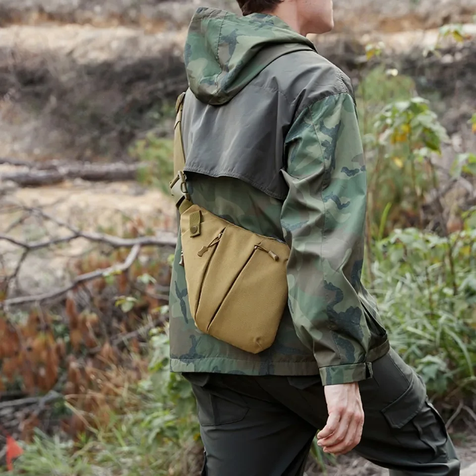 Нагрудные сумки камуфляжная водонепроницаемая тактическая сумка на одно плечо