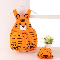 2022 summer infant jumpsuit newborn baby boy girl clothes animal molding tiger watermelon rompershat costumes 2pcs outfits sets