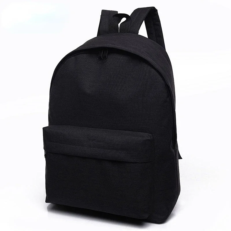 

Холщовый черный рюкзак для мужчин и женщин, школьные ранцы для студентов колледжа, повседневные дорожные сумки для подростков