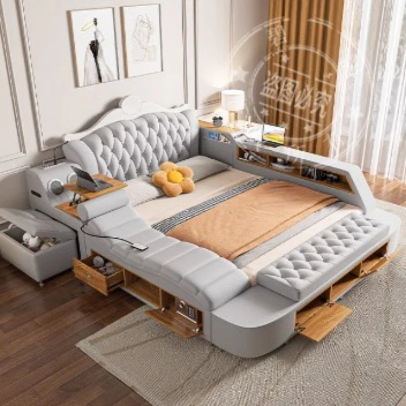 Каркас для хранения двуспальная кровать изголовье с ящиками роскошная