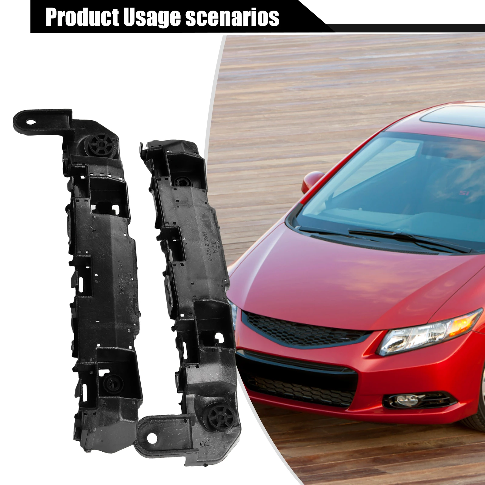 1 пара кронштейнов переднего бампера кронштейн для Honda HR-V 2016-2020 запасные части