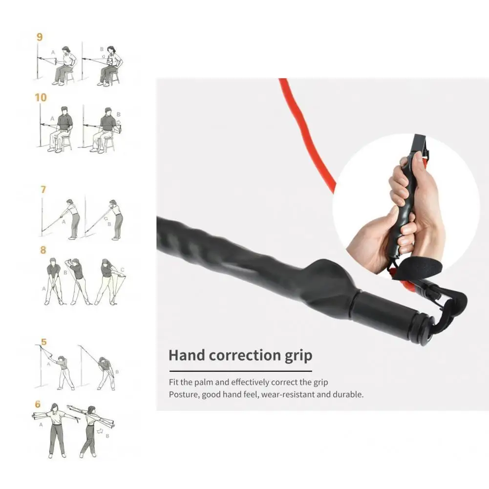 

Golf Pull Trainer Fits Palm Helpful Wear-resistant Professional Golf Swing Trainer
