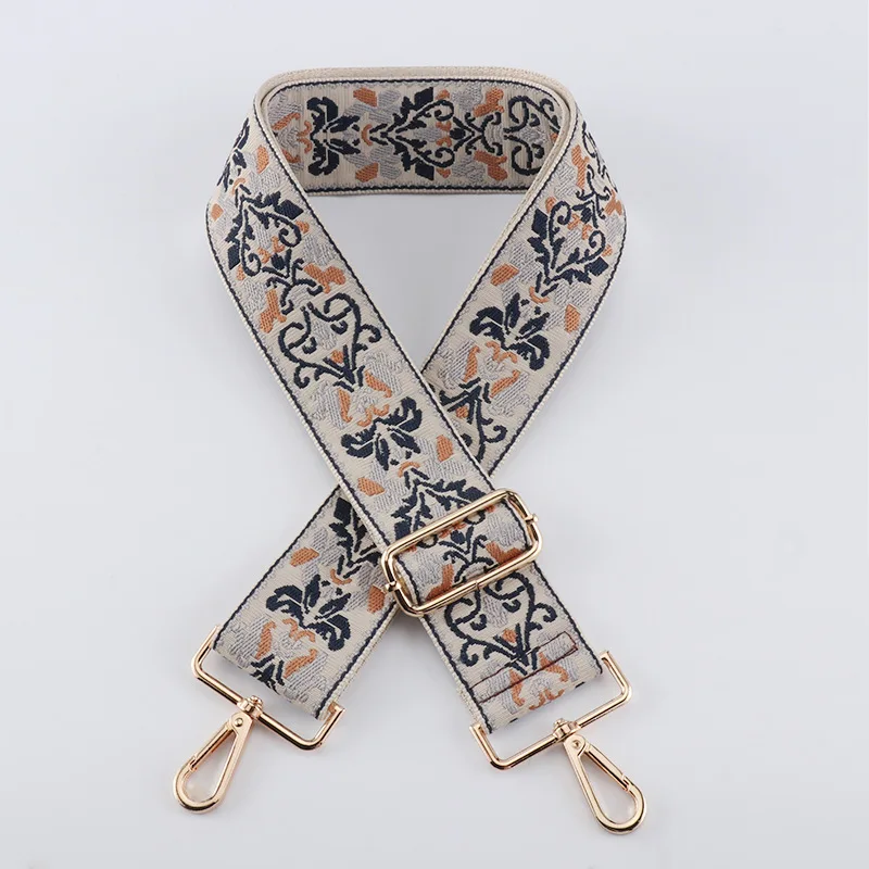 Ремешок для сумок регулируемый хлопковый браслет через плечо Широкий Аксессуар