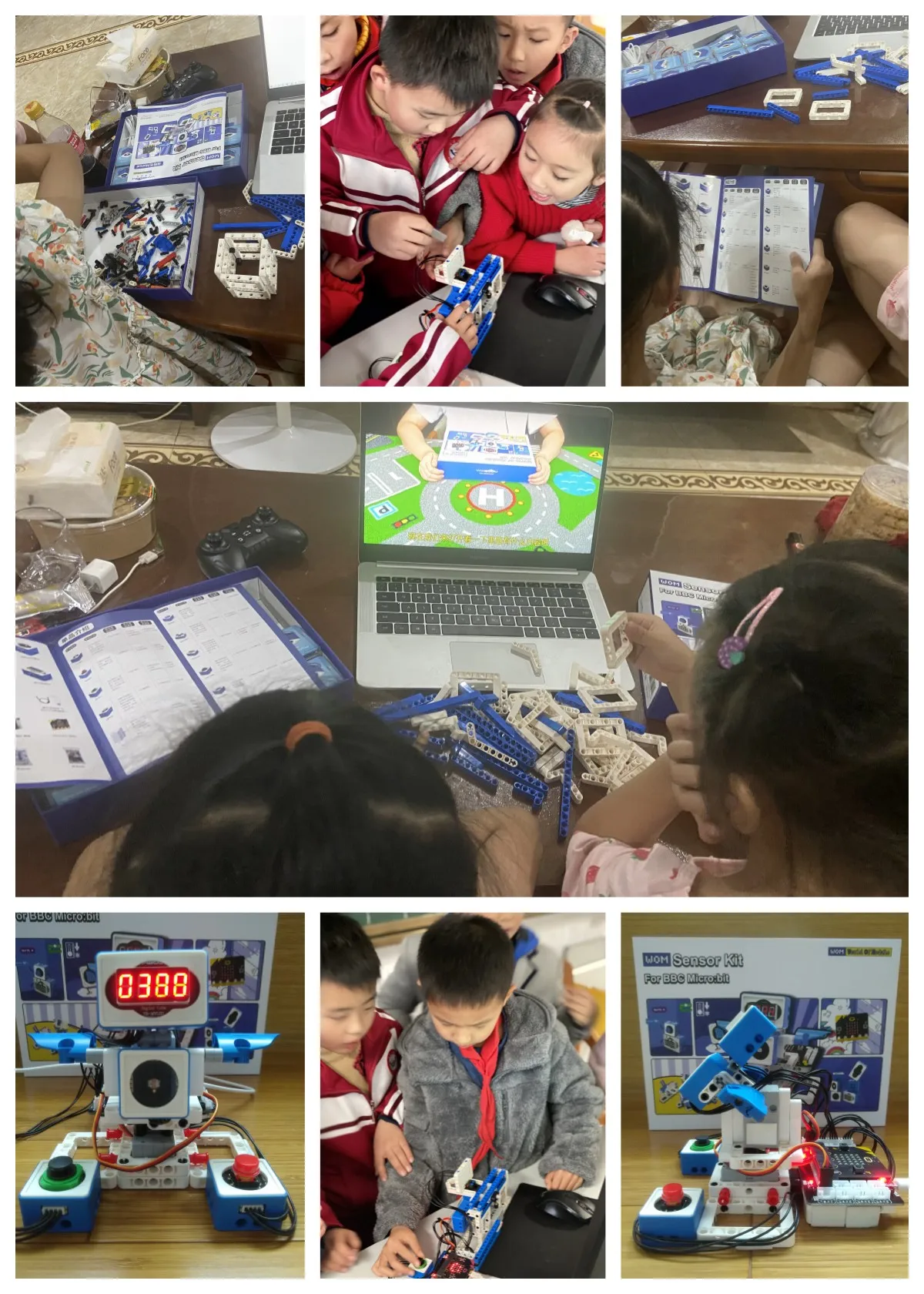 Плата Microbit V2 учебный набор Robotica Электронная техника собранный сенсорный модуль