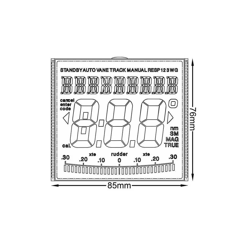 Фото Дисплей для автопилотов Raymarine / Raytheon / Autohelm ST7002+ ST7001+ ST7000+ №3