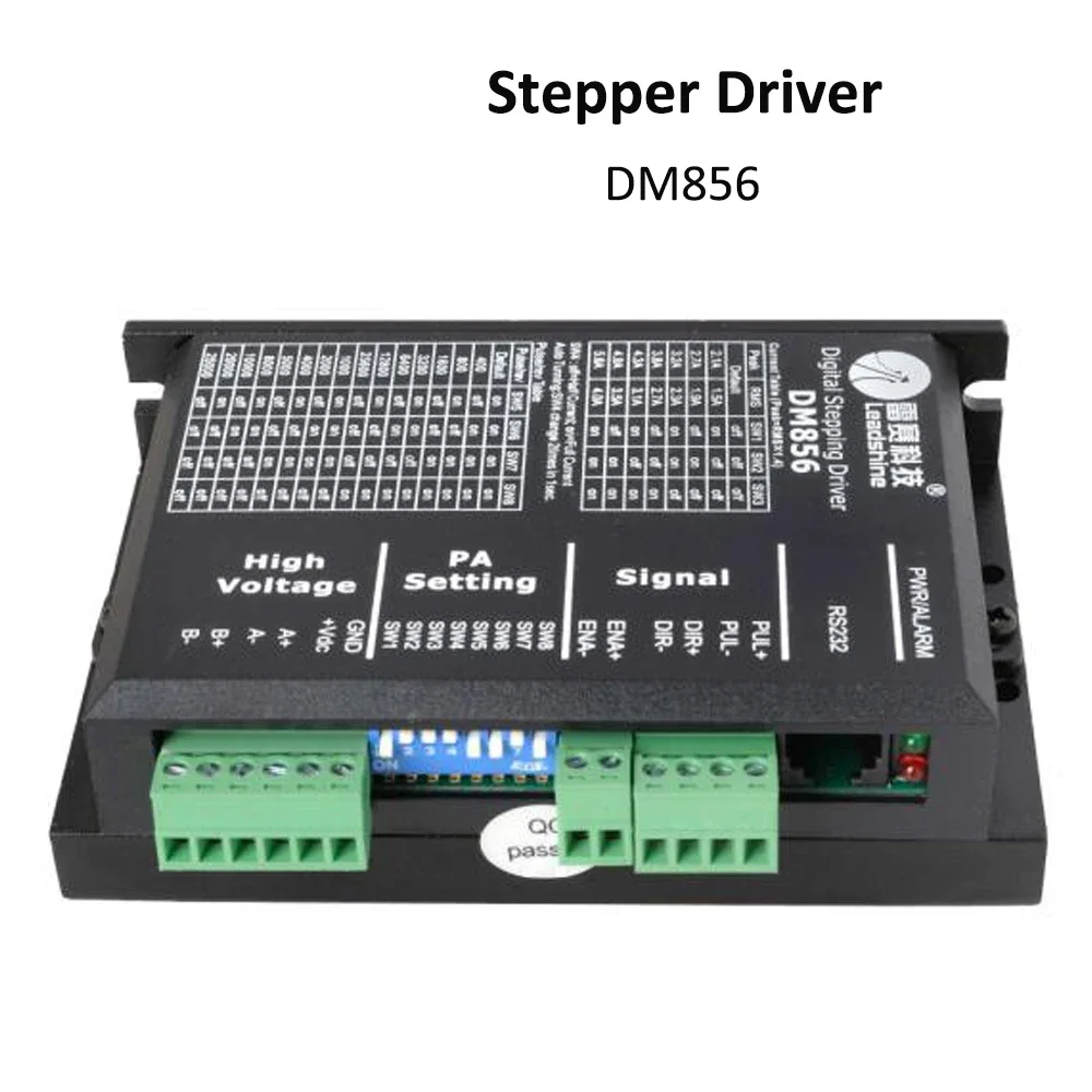 Двухфазный шаговый драйвер Leadshine DM856 20-80 В переменного тока 0 5-а