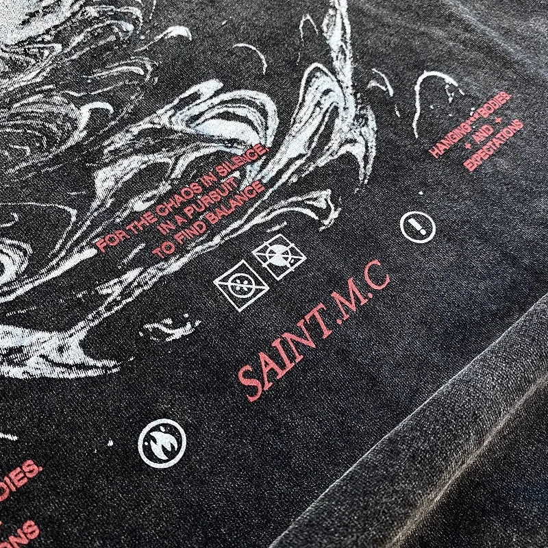 Рисунок 5 - Черные Промытые футболки в стиле