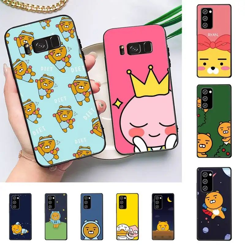 

Lovely Apeach Cacao Friend Phone Case For Samsung Galaxy Note 10Pro 20ultra cover for note 20 note10lite M30S