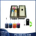 Перезаправляемый картридж vilaxh PG-545 CL-546 PG 545 для Canon PG545 CL546 Pixma IP2850 MG2450 MG2455 MG2550 MG2950 MX495