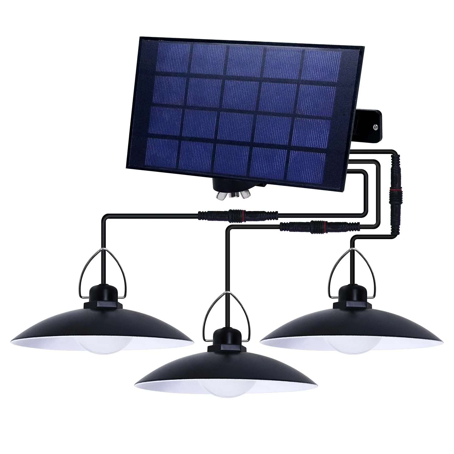 

Портативная лампа для кемпинга, с солнечной батареей, 25 Вт