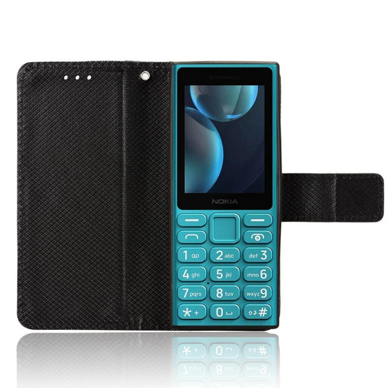 Фото Чехол-кошелек с бриллиантовой отделкой и защитой от падений для Nokia 108 4G 2024, HMD 105 4G / HMD 200 4G 2026 №4