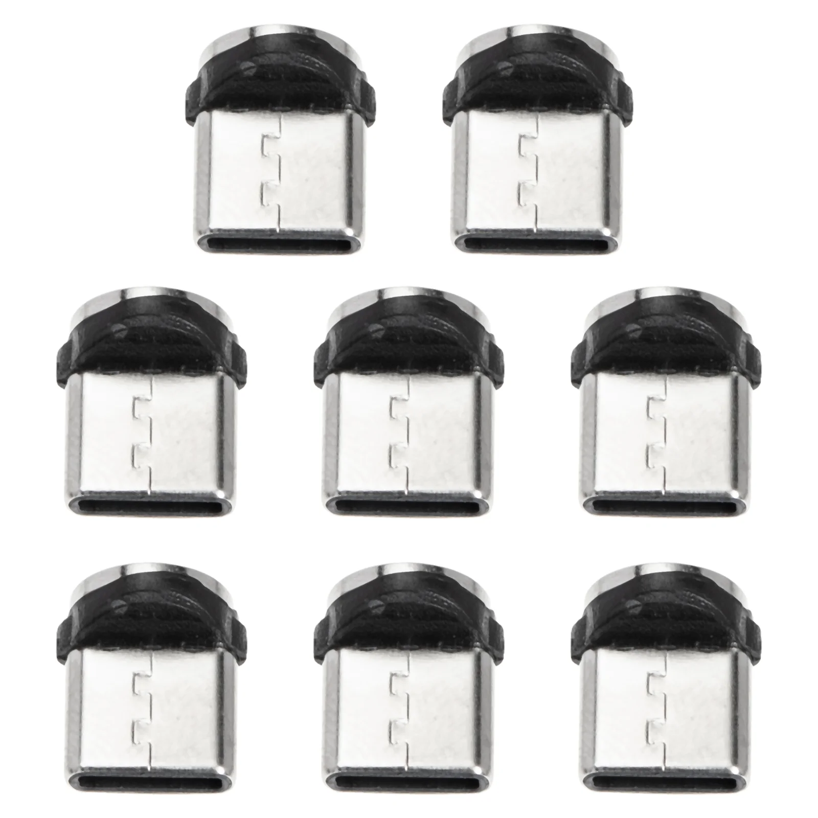 

8Pcs Portable Type-C Cable Adapters Practical PVC Magnetic USB Adapters