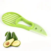 3 in 1 avocado slicer shea corer butter fruit peeler cutter pulp separator plastic knife kitchen gadgets kitchen vegetable tool