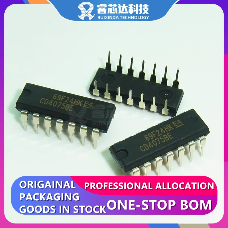 10 шт. CD4072BE DIP14 CD4070BE CD4071BE CD4072BE CD4073BE CD4075BE CD4077BE CD4078BE CD4081BE или Gate IC 3-канальный 14-PDIP RXDNA