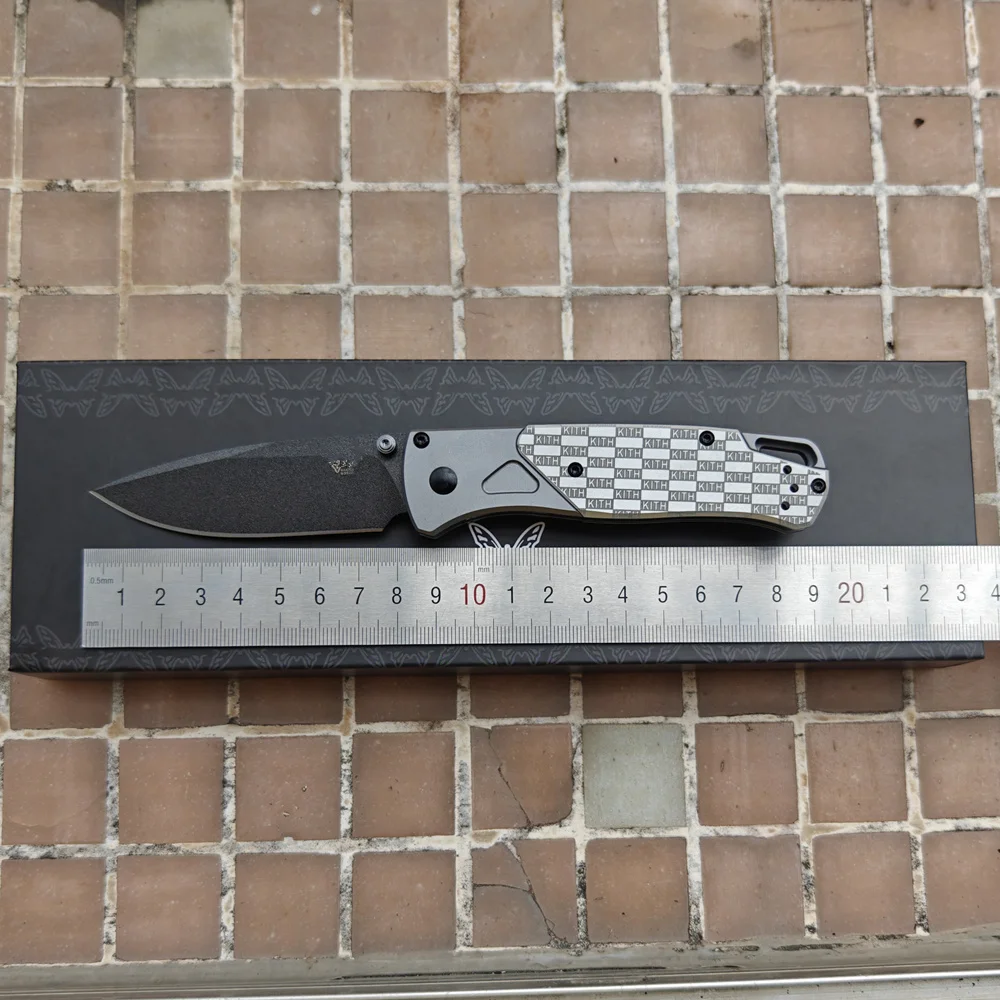 Фото JUFULE KITH Bugout 535, шарикоподшипники с алюминиевой ручкой Mark M390, карманный инструмент EDC, тактический складной нож для кемпинга, охоты, рыбы №2