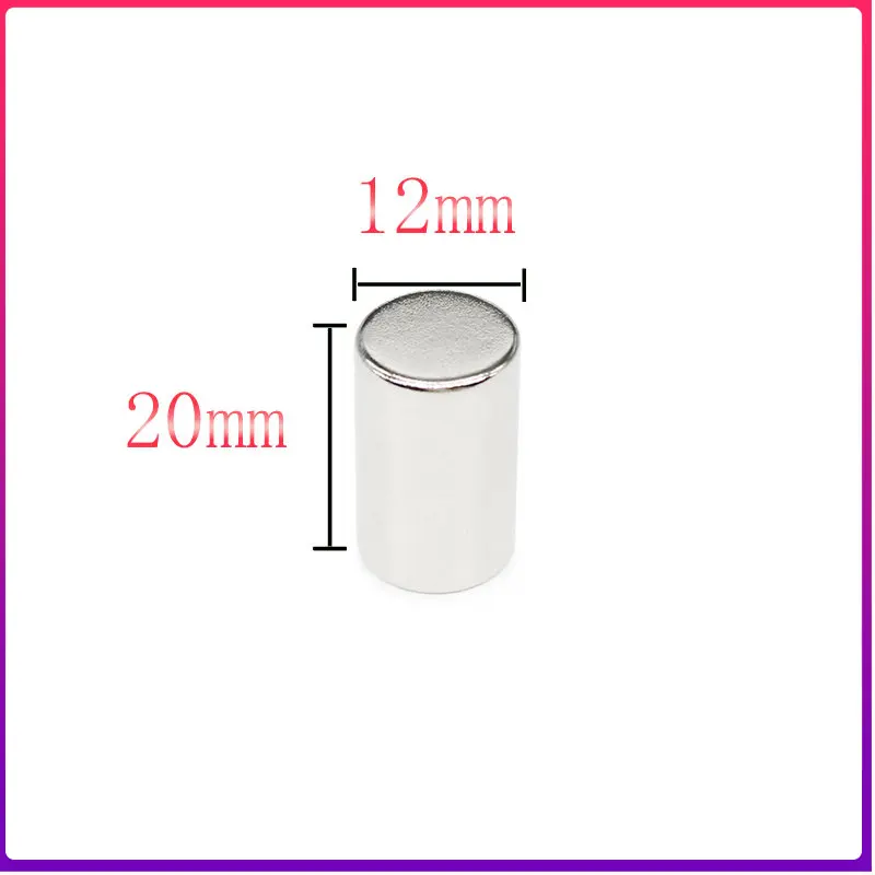 

2/5/10/20/30PCS 12x20 Thick strong Round Magnet 12mm X 20mm Neodymium magnets magnet Disc 12x20mm Permanent Magnet 12*20 mm