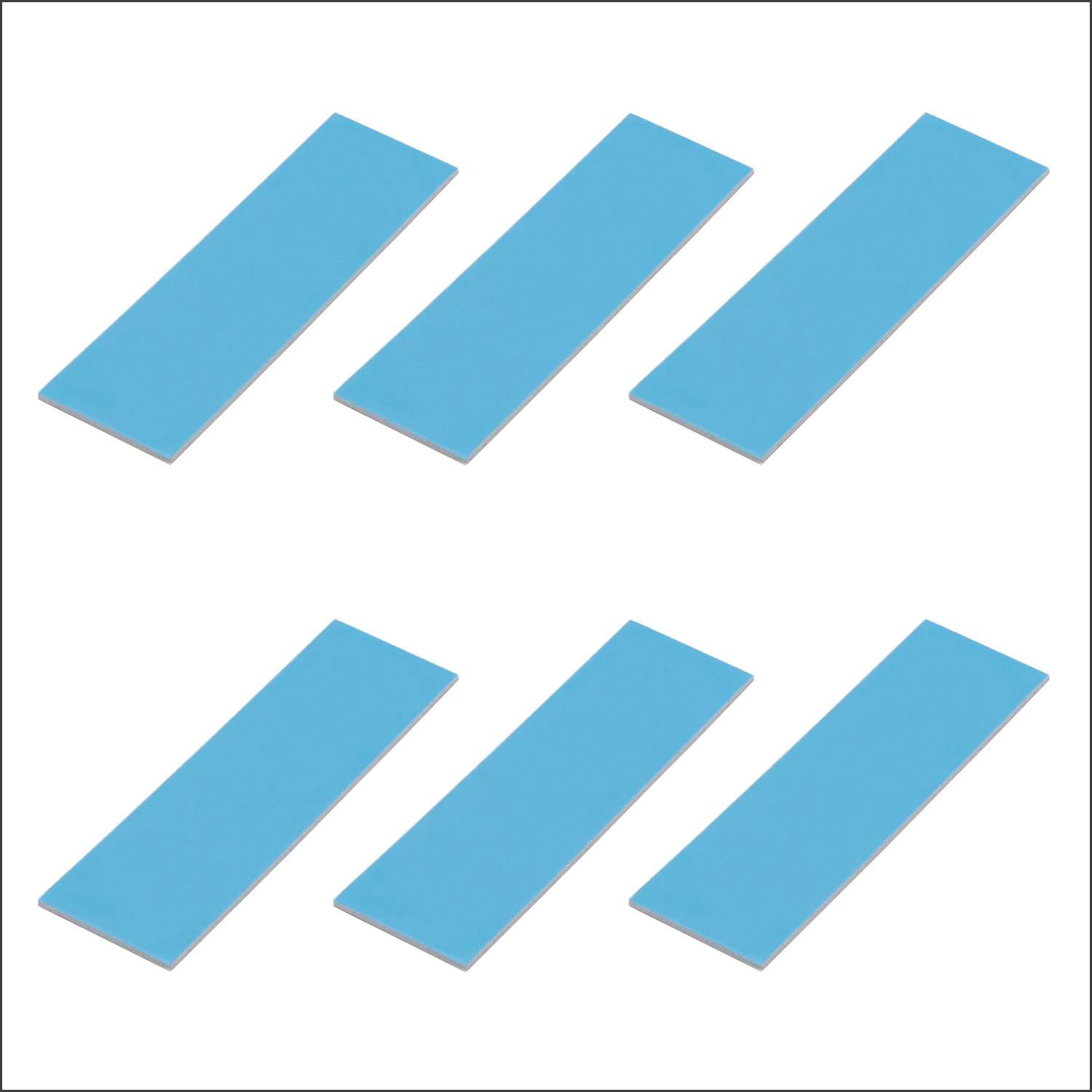 

Nano Silicone Thermal Pad for M.2 2280 SSD NVMe Heatsinks Cooler, 70x20x1mm (6PCS Pack)