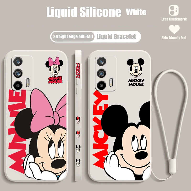 Disney Минни Микки деньги для Realme Q5 GT Neo 5 3T 3 XT X3 C55 C30 C21Y C11 C2 Explorer Master жидкая левая