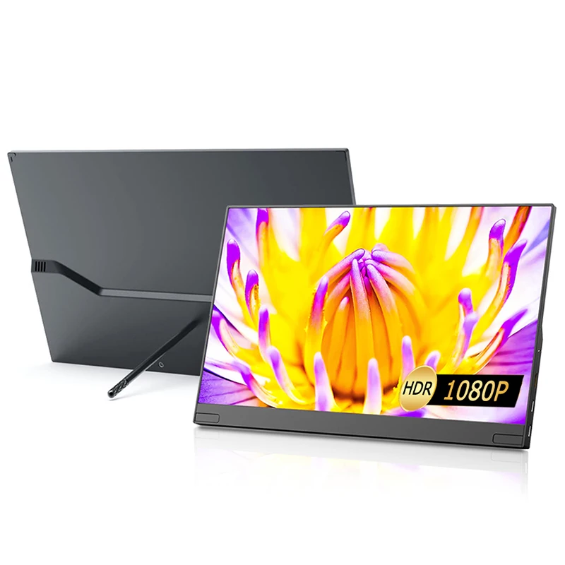 

13.3Inch Computer Portable Monitor Ultra Slim 1080P Full HD 100% DCI-P3 Display USB HDMI IPS Gaming For Laptop PC Mac Phone PS5