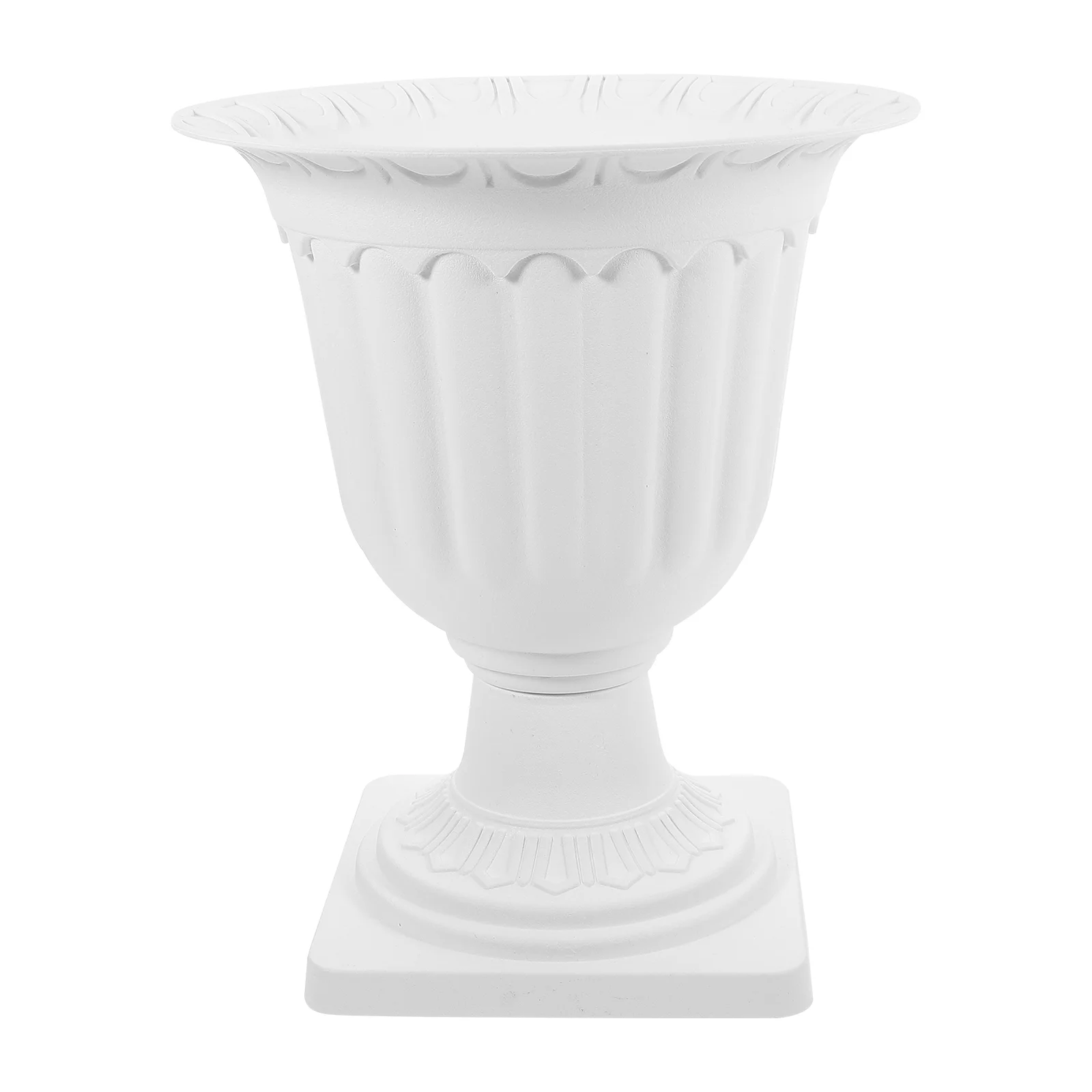 

Large Indoor Planters Roman Column Flower Pot Home Flowerpot Decorate Balcony Flowerpots Outdoor White Plastic Wedding