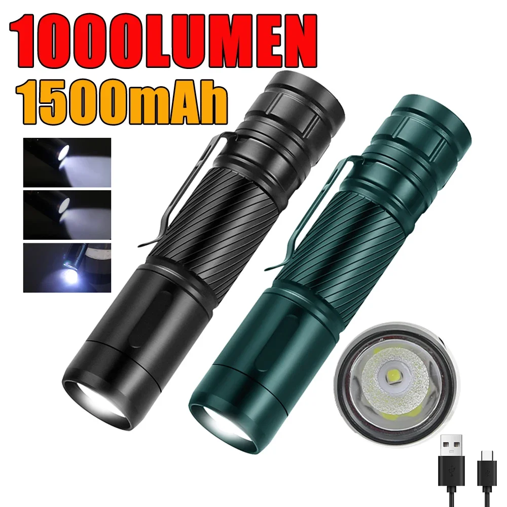 Перезаряжаемый светодиодный фонарик с 3 режимами освещения