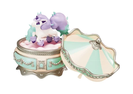 Фото Оригинальная романтическая коллекция Pokemon Re-Ment Ashirene Nymphia Nyahoja Purin Alola Rokon, полный набор, 6, коллекционные подарочные фигурки конфет №2