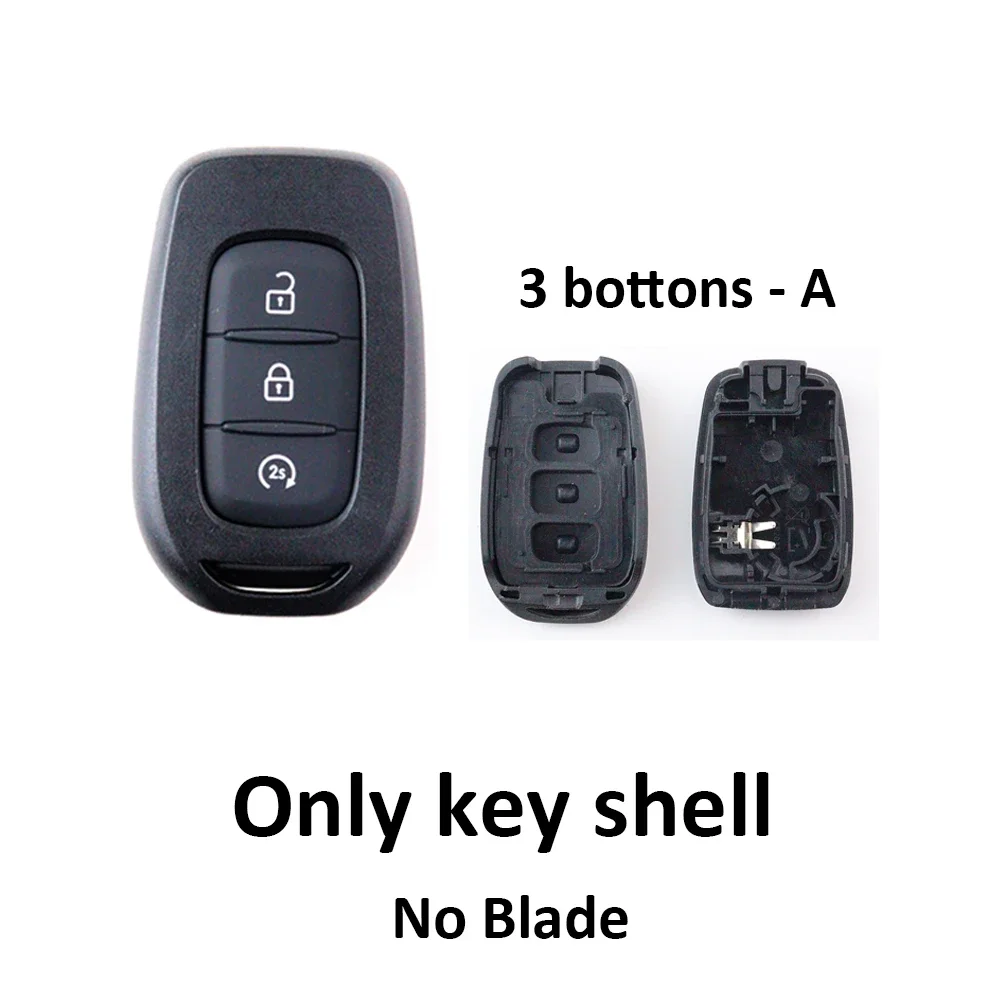 

2 3-кнопочный автомобильный брелок для Renault Clio 4 Sandero Master 3 Symbol Trafic Dacia Logan Lodgy Dokker Duster