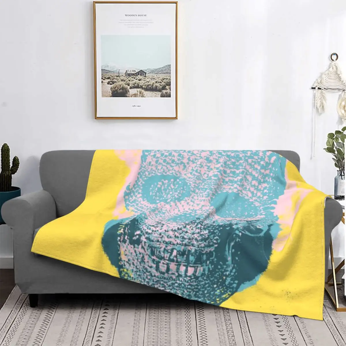 Ультрамягкое Флисовое одеяло Skull IV