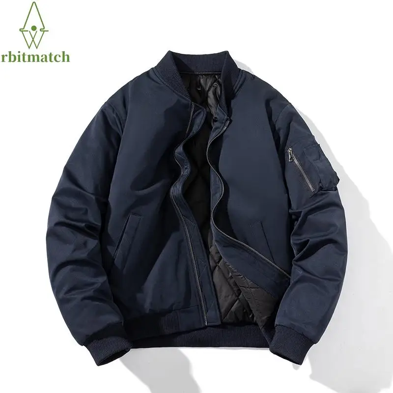 

Ma1 Bomber Jacket Men Women Winter Solid Pilot Jacket Military Flight Baseball Coat Spring Autumn Windbreaker Hooded Casual 2022
