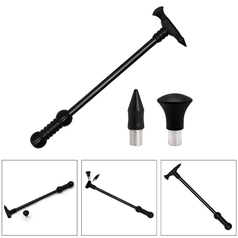 

Набор инструментов для ремонта вмятин, молоток для ремонта вмятин с 2 головками, инструменты для удаления вмятин, фиксация вмятин E8BC