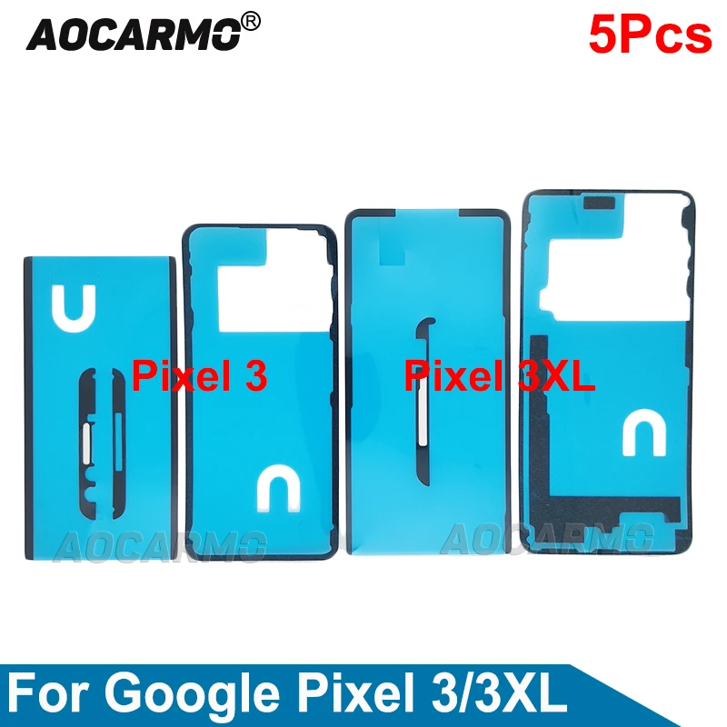 Aocarmo 5 шт./лот для Google Pixel 3 3xl 3 XL ЖК-экрана клейкая лента задняя крышка рамка наклейка клей