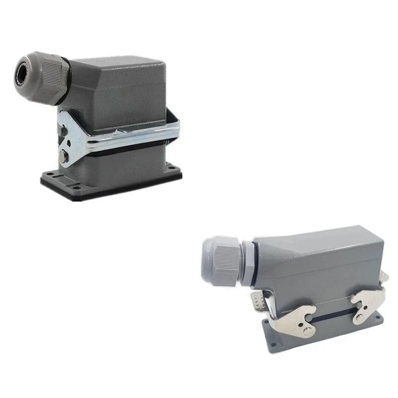 

Rectangular Heavy Duty Connectors Pin 16A 500V Waterproof Aviation Plug Side Line Connector