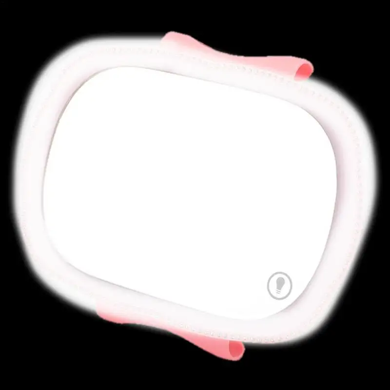 

Универсальное автомобильное зеркало с козырьком, перезаряжаемое зеркало для макияжа с регулируемой яркостью, встроенной литиевой батарее...