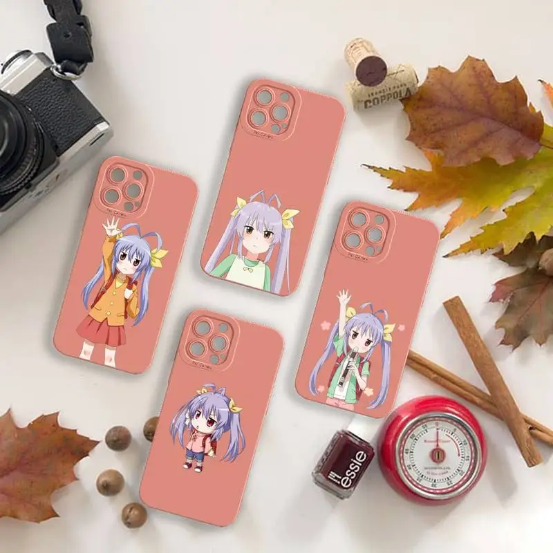 

Japan anime Non Non Biyori Phone Case For iPhone 13 12 11 Pro MAX Mini X XS XR 7 8 Plus Camera Lens Liquid Silicone
