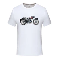 1949 g9 and ajs model 20 motorcycle print t shirt cotton tshirt men summer fashion t shirt asian size tops tees child size