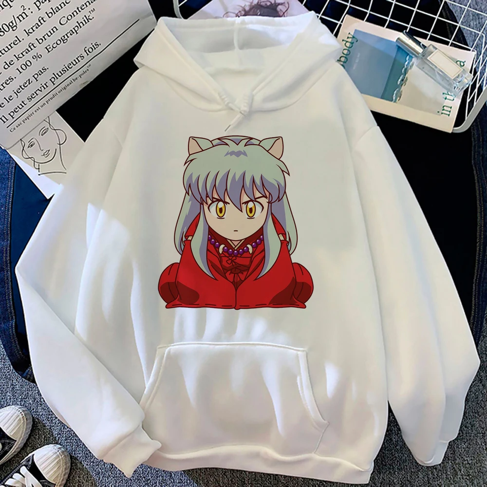 

Толстовки Inuyasha Женские аниме 90-е harajuku Kawaii pulls Женские аниме свитшоты