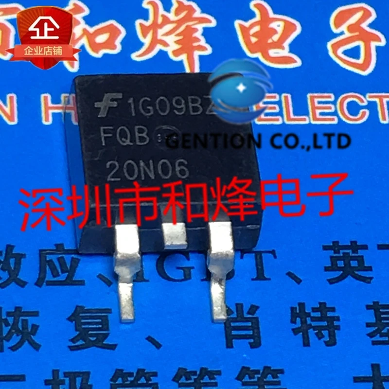 

10PCS FQB20N06 TO-263 20A 60V in stock 100% new and original