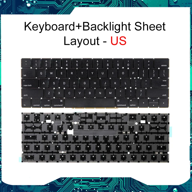 Клавиатура A1706 A1707 US для Macbook Pro сенсорная панель 13 &quot15&quot 2016 2017 клавиатура с