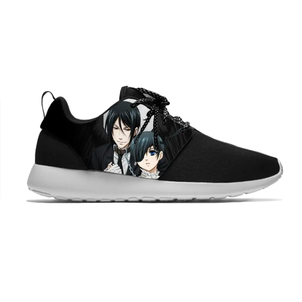 

Japanese Anime Manga Black Butler Sebastian Ciel Hot Running Shoes Casual Breathable Lightweight Sports Shoes Men Women Sneakers