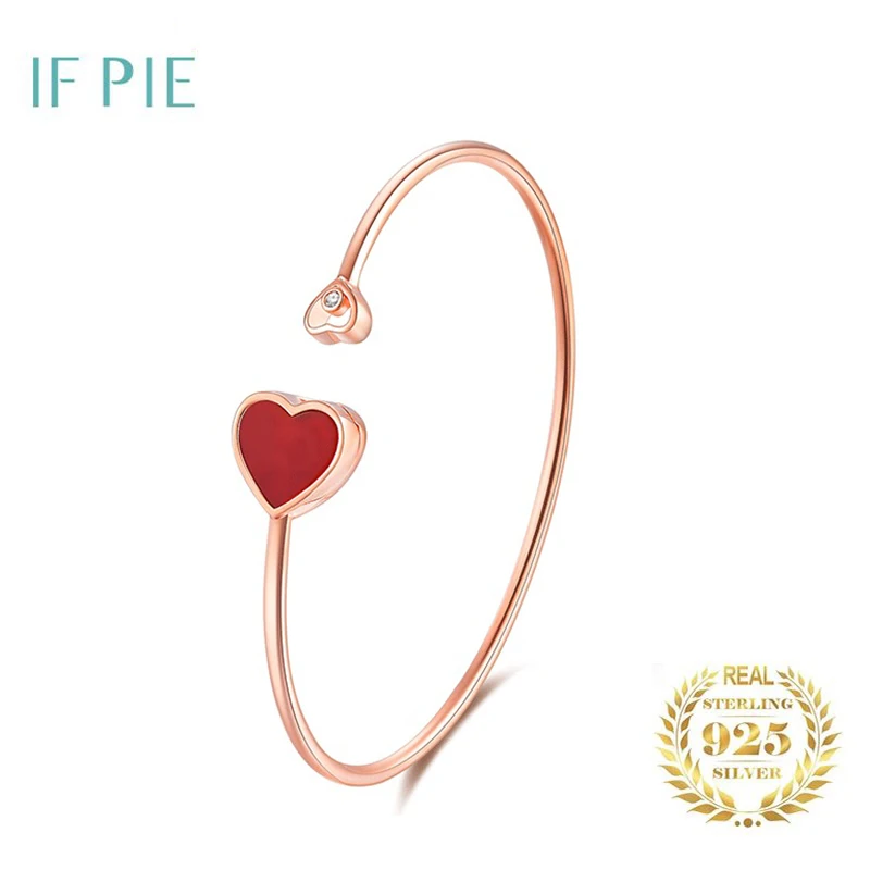 IF PIE  925 Sterling Silver Aromatherapy Bracelet Diffuser Locket Red Agate Adjustable Perfume Essential Oil Diffuser Bracelet