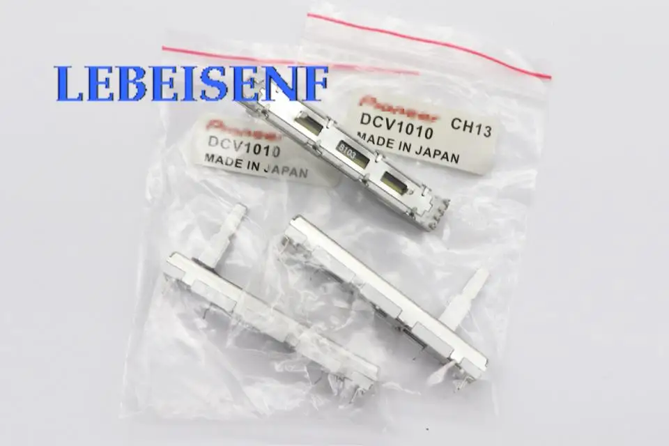 

5pcs 60mm for Pioneer DJM 350 600 700 800 Push Fader Straight Slide Potentiometer DJ MIXER B10Kx2